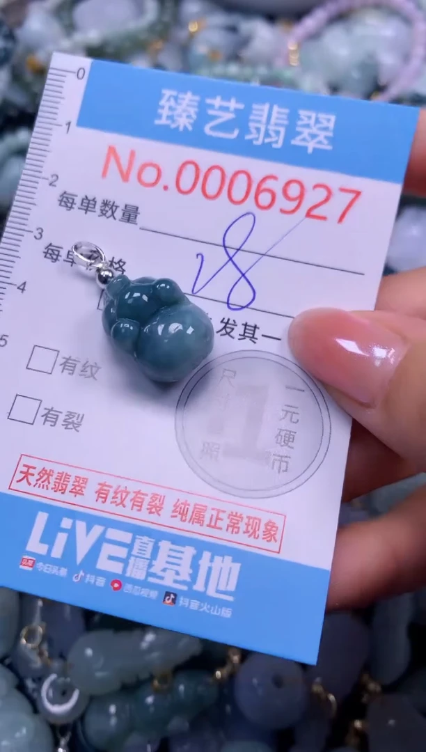 颈饰未镶嵌翡翠6927