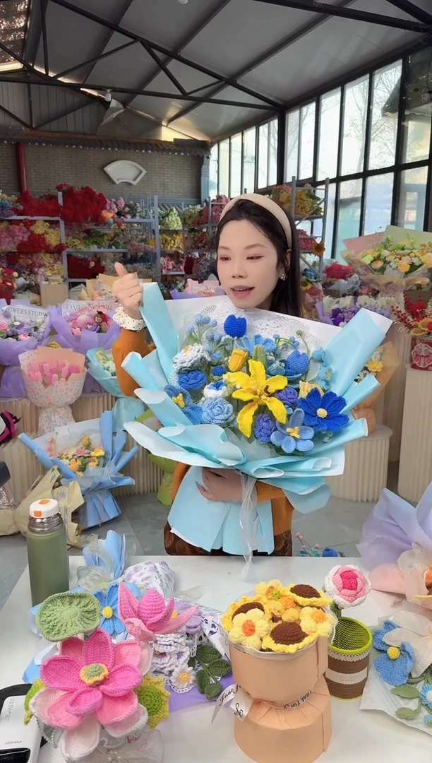 非遗手工花束，孤品清仓！！
