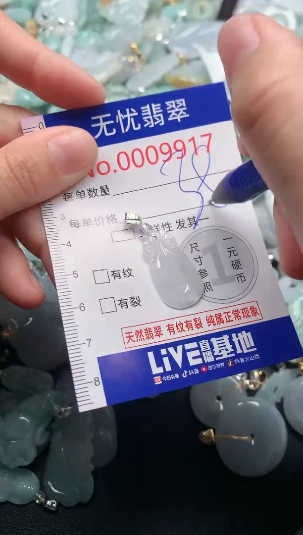 颈饰未镶嵌翡翠9917