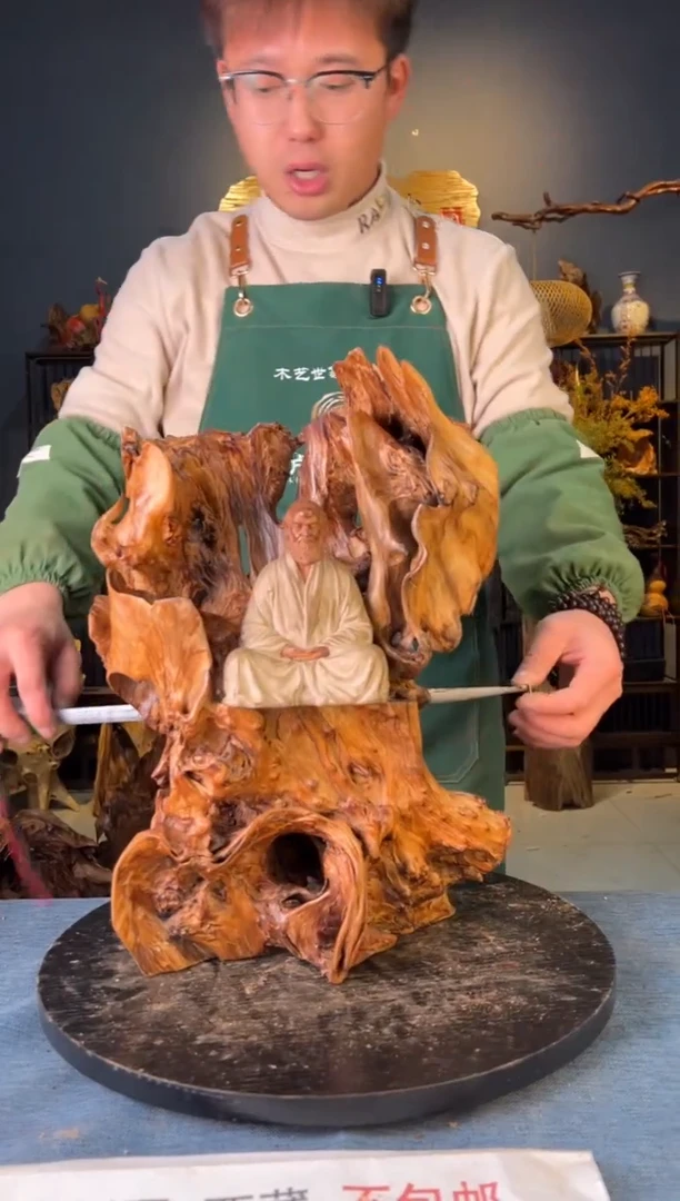 【闪购商品】木卢师傅根艺作品(不包含人物摆件）