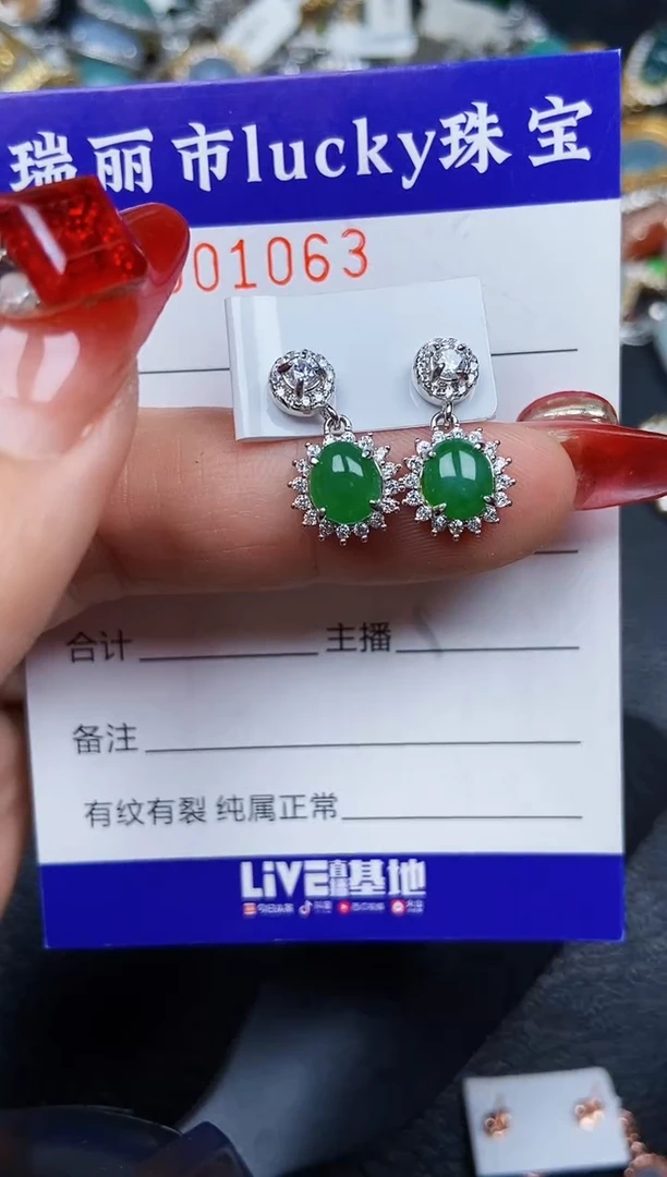 【闪购商品】翡翠颈饰银S925镶嵌1063