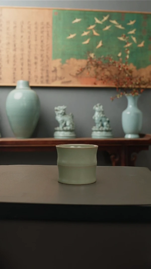 原产地原矿      竹节杯   微瑕