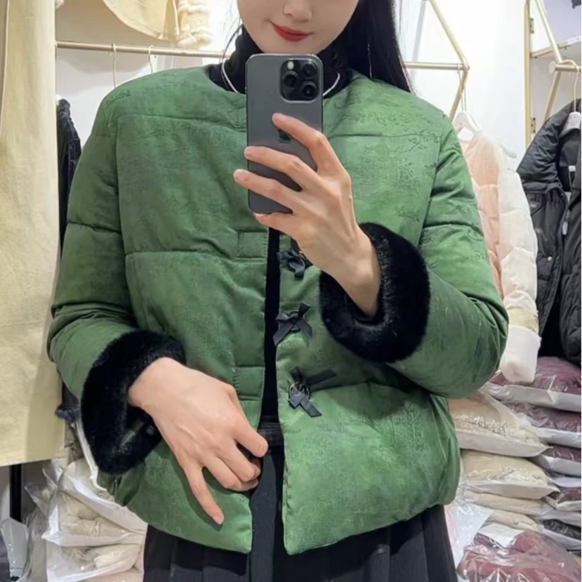 (H87国风棉衣)新中式国风棉服时尚休闲百搭复古外套
