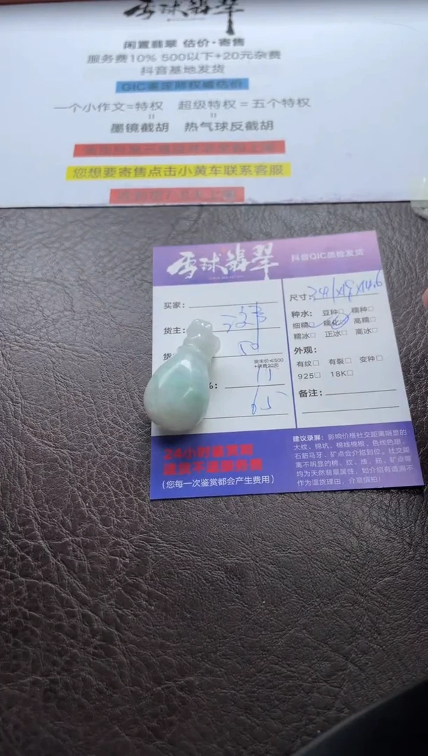 翡翠未镶嵌颈饰1362527024