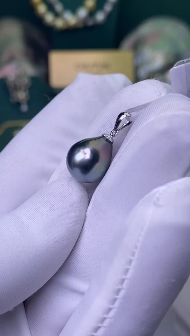 【闪购商品】海水珍珠颈饰银S925镶嵌11-12