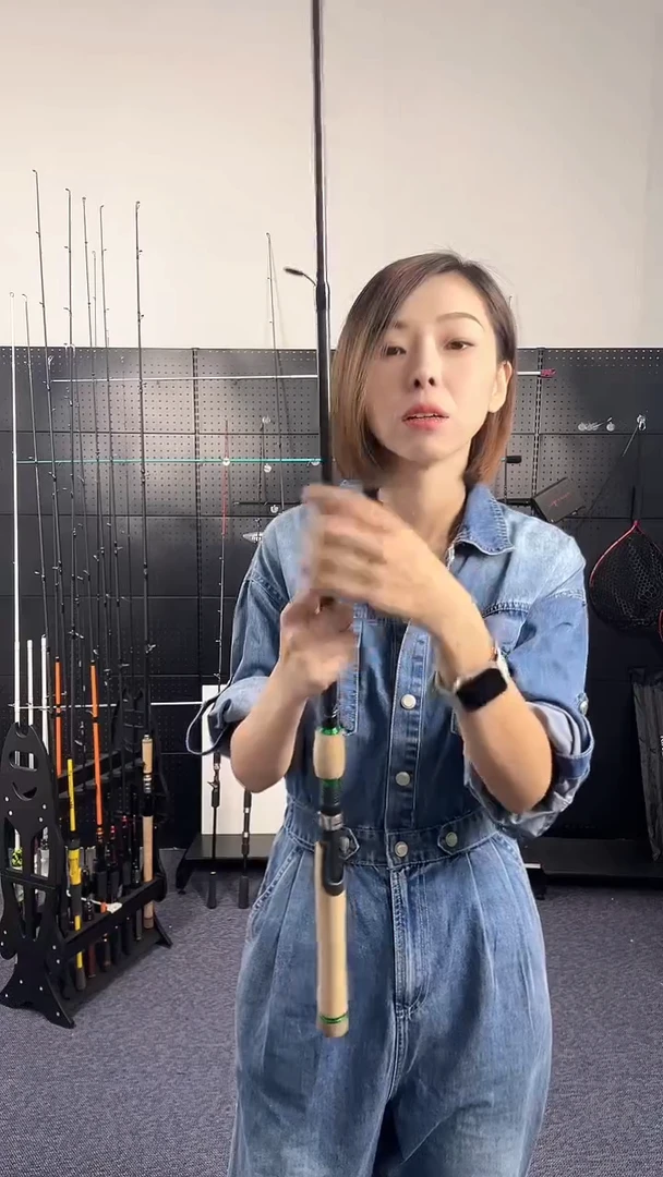 2.1m碳素（瑕疵杆没有售后 介意勿拍）DML2.1米直柄