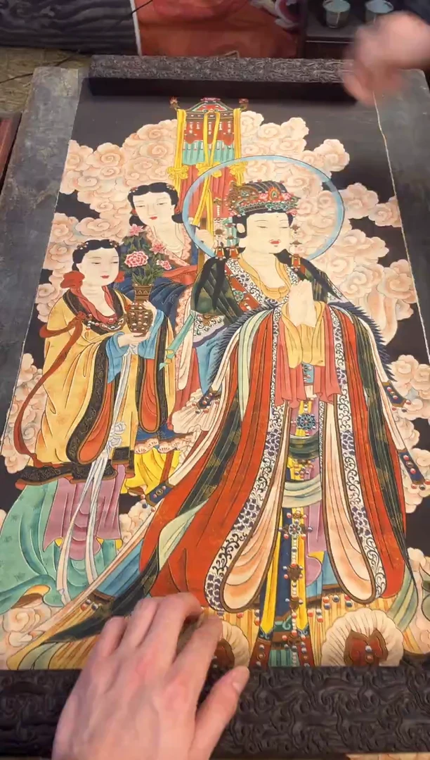 卷轴画大朱画院老六专属AA93