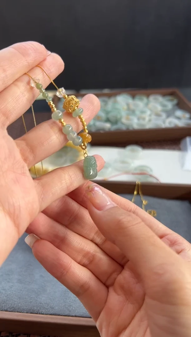 【闪购商品】翡翠项链未镶嵌305买断