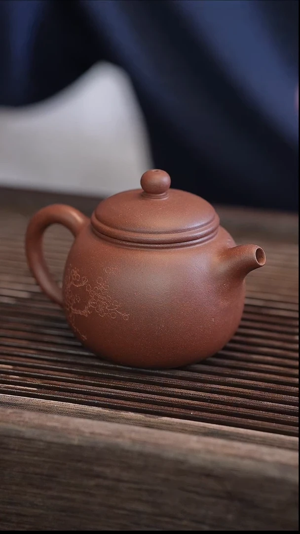 茶壶紫砂匏尊 变色龙 半手工 雕刻随机 200cc