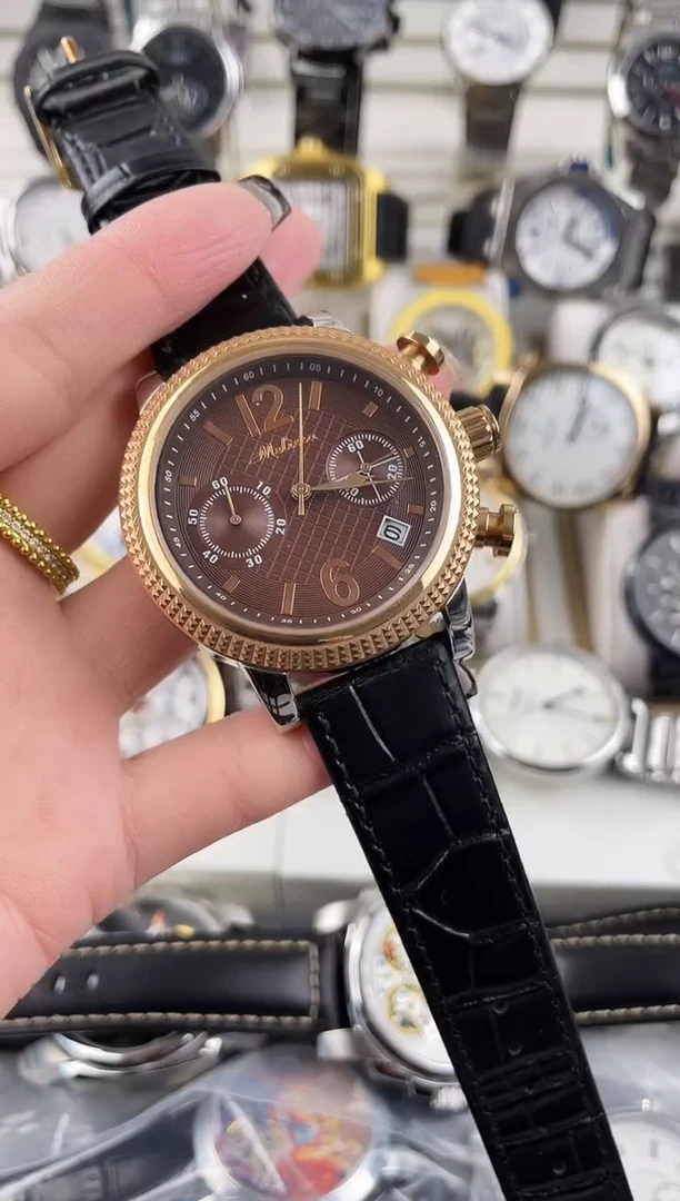 石英机芯锻造碳钢棕盘石英