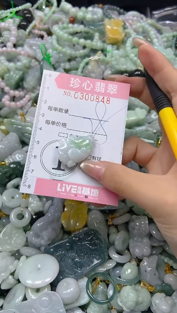 翡翠未镶嵌颈饰闪购0300848