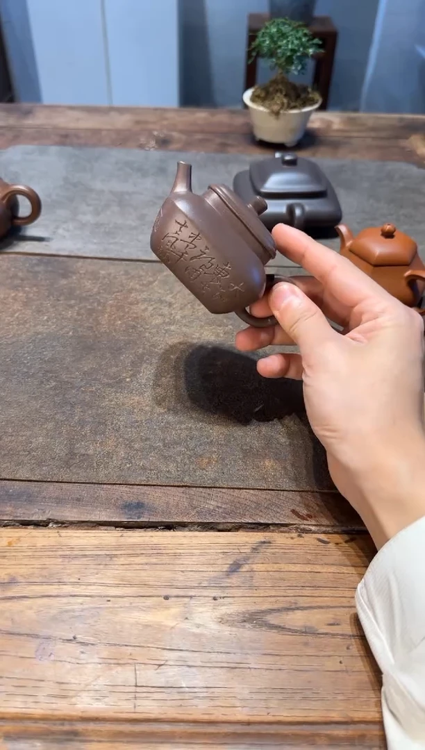 茶壶紫砂佛天青合欢