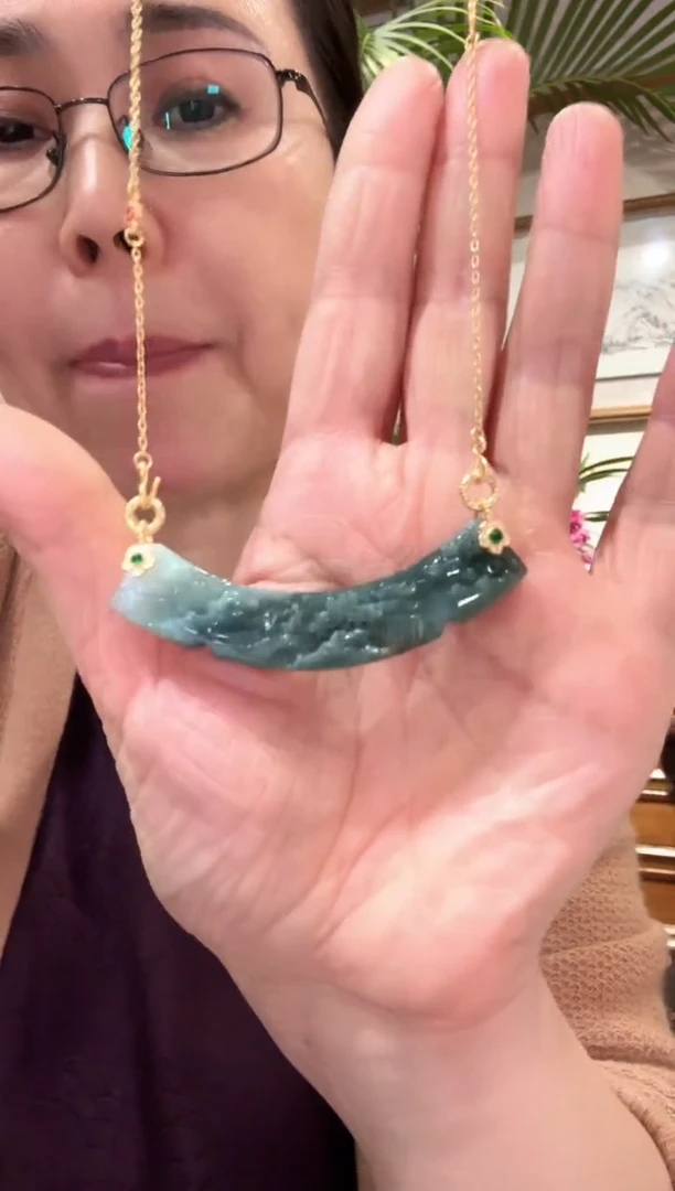 【闪购商品】翡翠颈饰未镶嵌国风