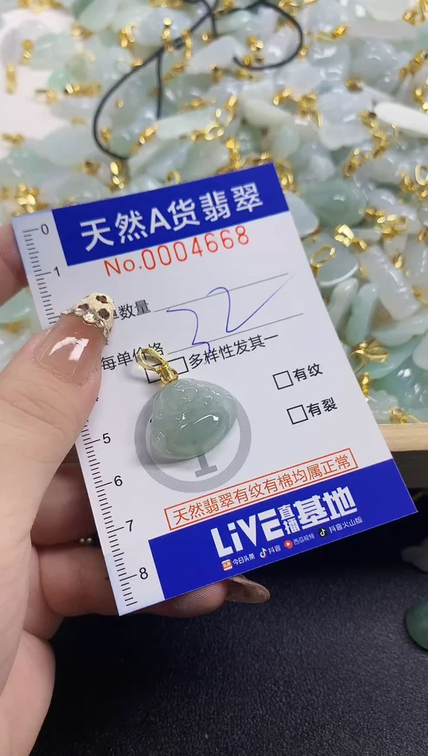 颈饰未镶嵌翡翠天然A货翡翠
