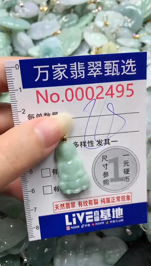 吊坠(不含链)未镶嵌翡翠2495