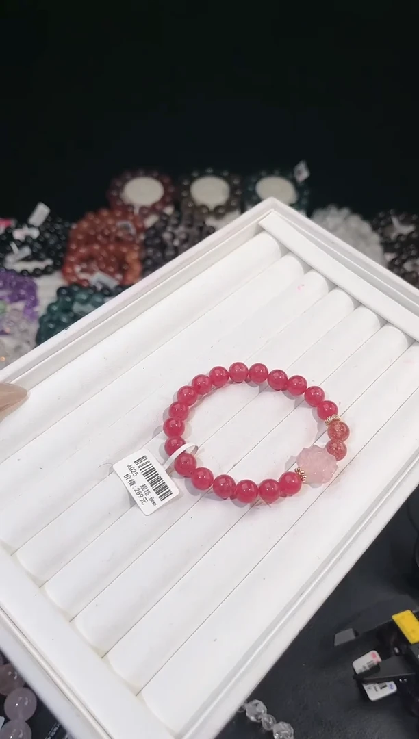 【闪购商品】水晶手链未镶嵌多样性发一红蔷薇DIY