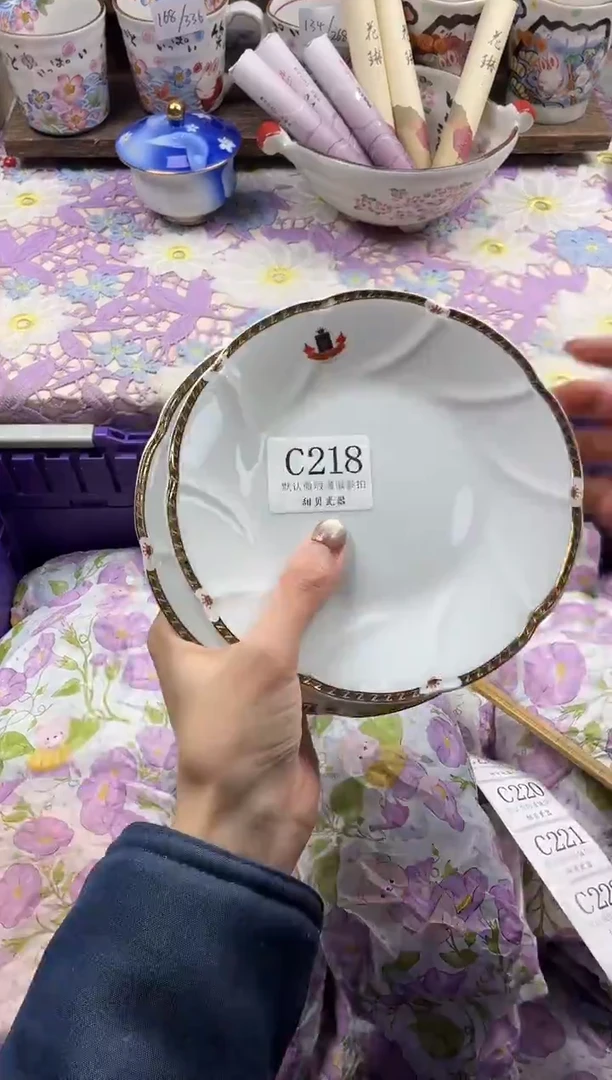 瓷片玻*杯                     C218