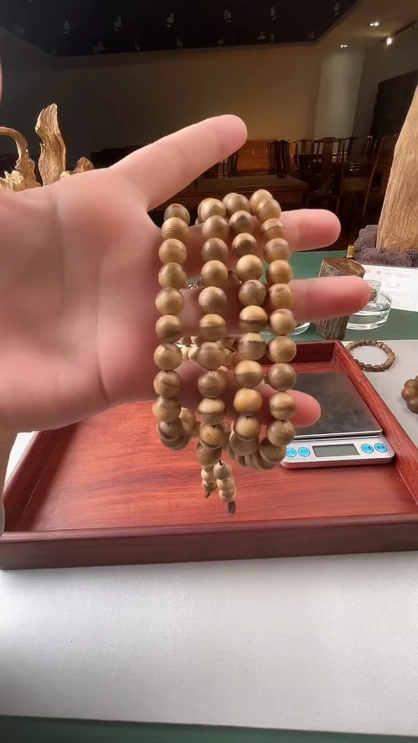 手串沉香越南花珠0.8x108多圈多样性发一