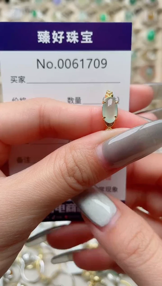 【闪购商品】翡翠戒指银S925镶嵌·