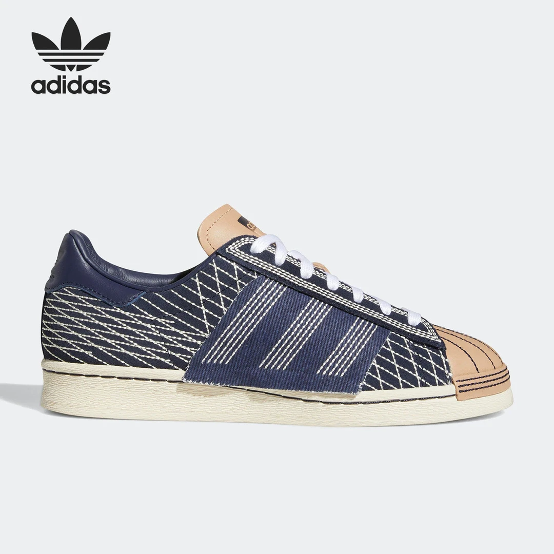 Adidas/阿迪达斯正品三叶草SUPERSTAR82男女贝壳头休闲板鞋GW3204