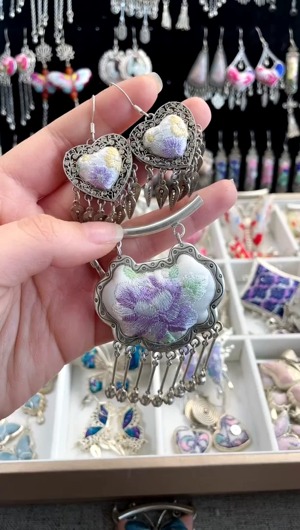 【闪购商品】织绣非遗刺绣饰品