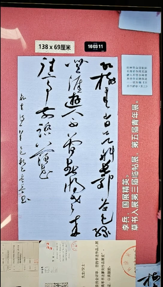 书法48    李老师书法作品