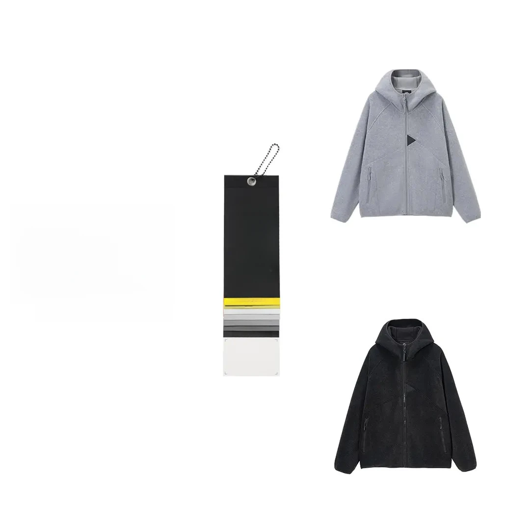 HUMBIE STQNE悍实同款 双重保温【摇粒绒】户外连帽情侣款外套25099