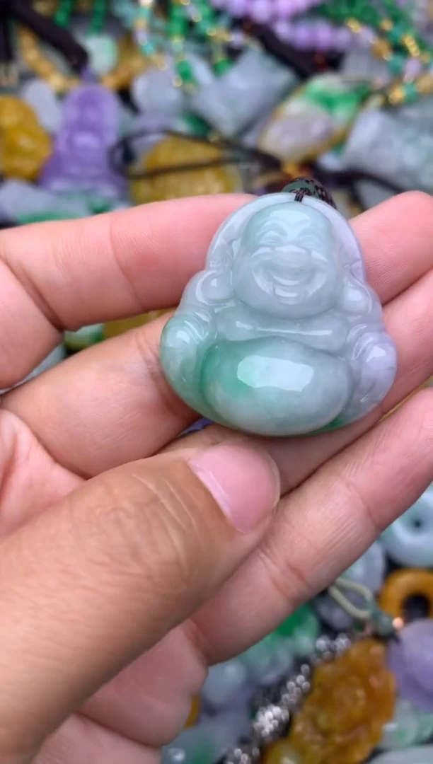 颈饰未镶嵌翡翠缅甸翡翠吊坠