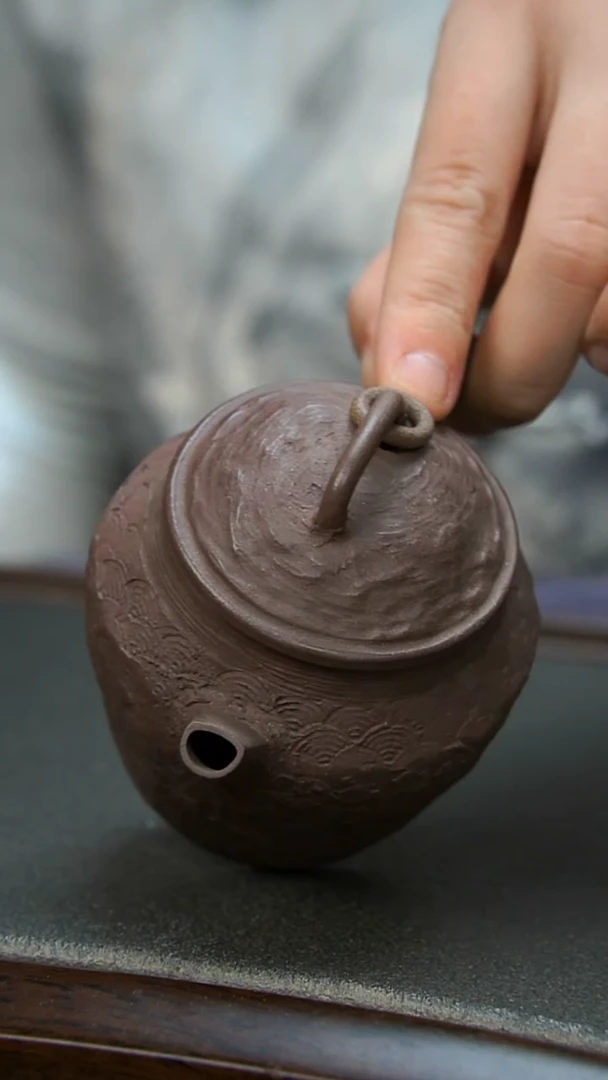 【闪购商品】紫砂茶壶水波纹壶微瑕