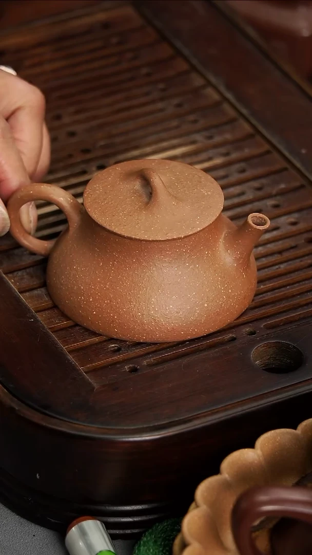 茶壶紫砂宜兴紫砂降坡泥柱础微瑕