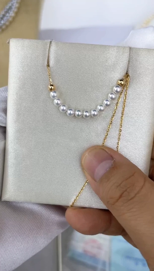 银S925镶嵌吊坠淡水珍珠小米珠 多样性发其一