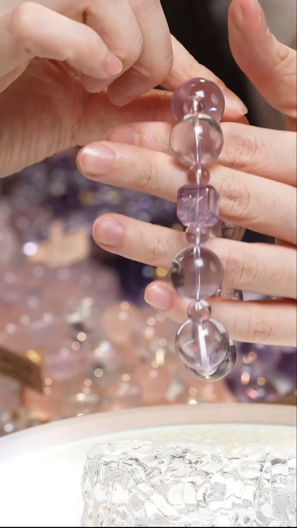 未镶嵌手串水晶紫黄晶手串·MM0025NOV715G133