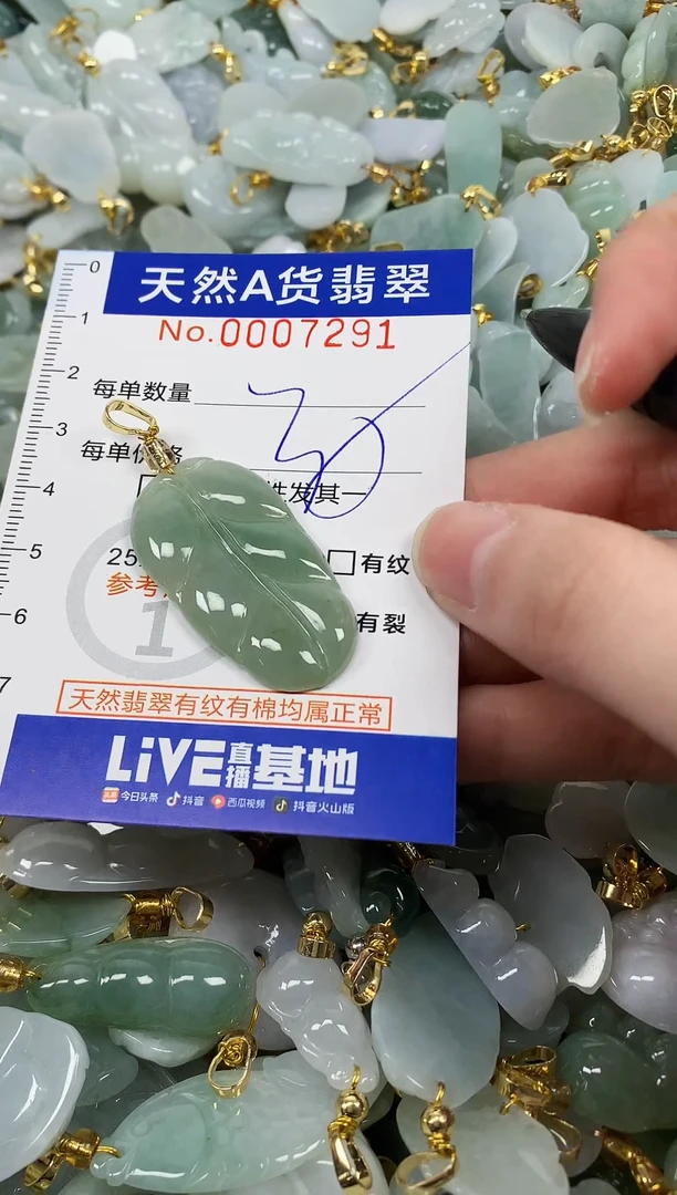 颈饰未镶嵌翡翠纯天然a货翡翠