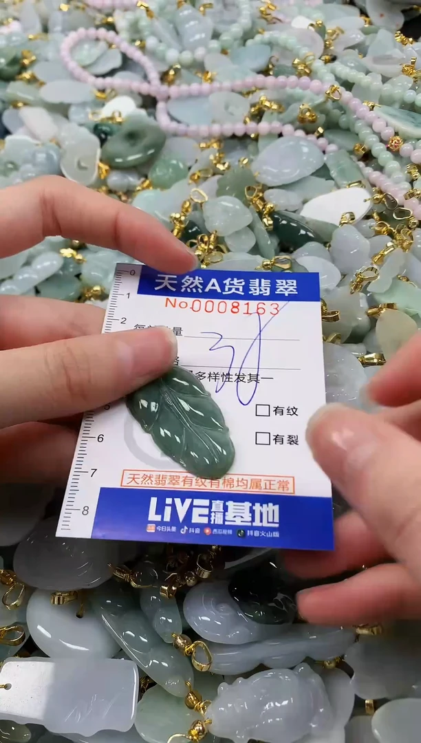 颈饰未镶嵌翡翠纯天然a货翡翠