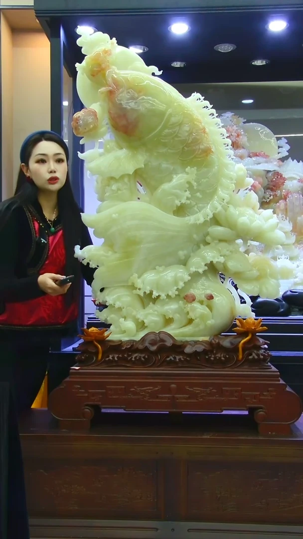 石材瓜家居摆件付米链接