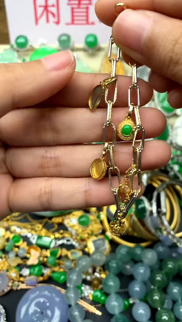 未镶嵌手串翡翠338-中国好珍宝