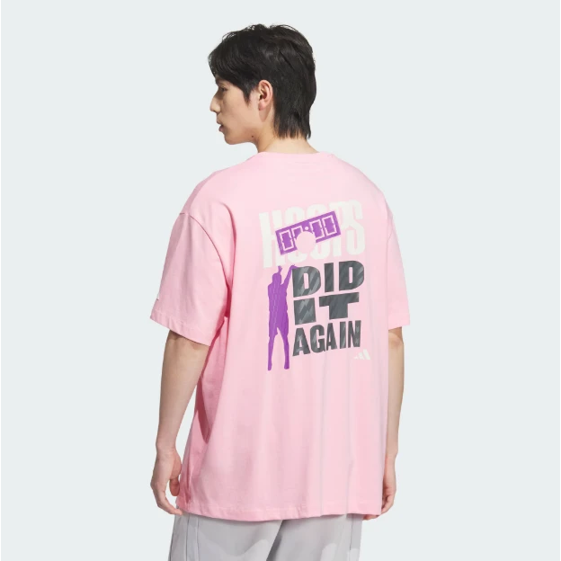 adidas阿迪达斯男子运动休闲印花复古短袖T恤JN0744/JN0743