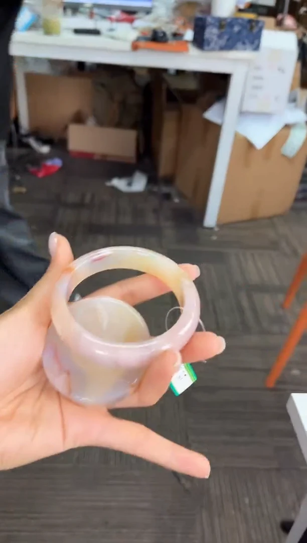 石英质玉手镯未镶嵌62圈口（赠送镯心）3427120