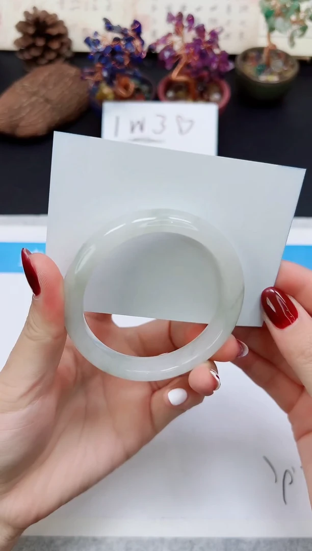 未镶嵌手镯石英质玉A99-55`56`57