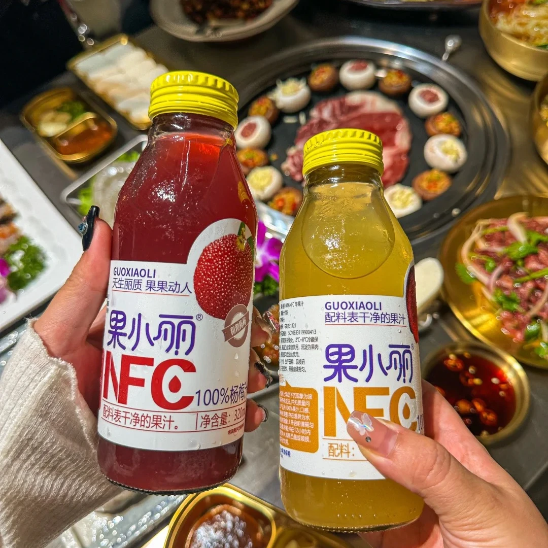 【25.7月到期】果小丽NFC苹果汁320ml*5瓶