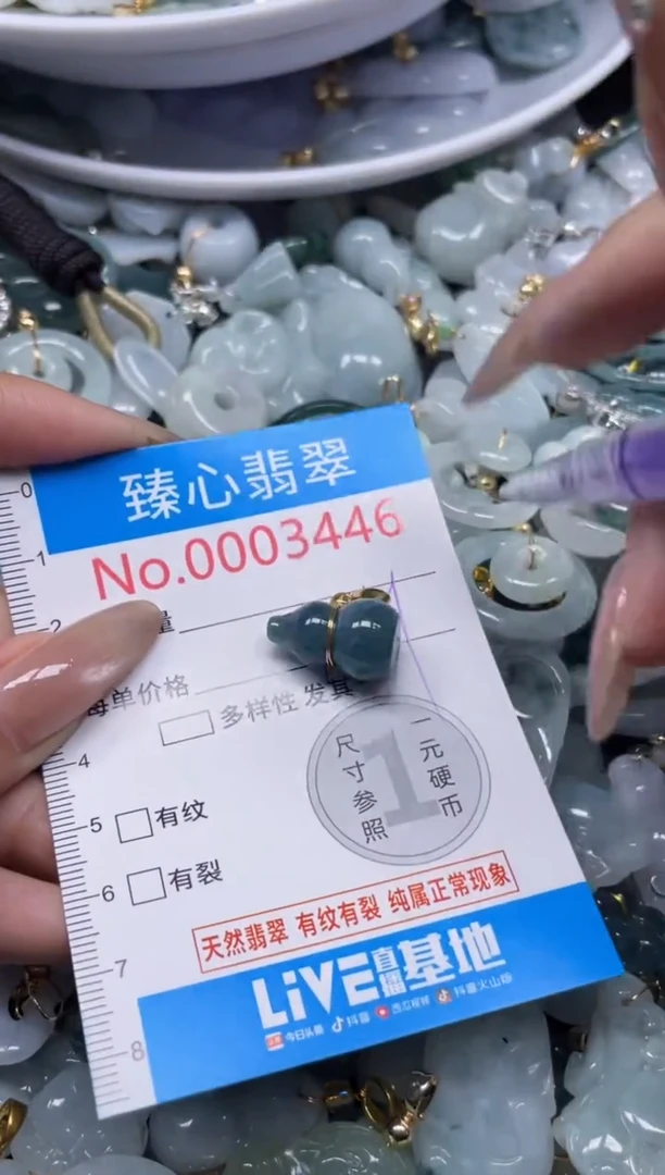 颈饰未镶嵌翡翠3446