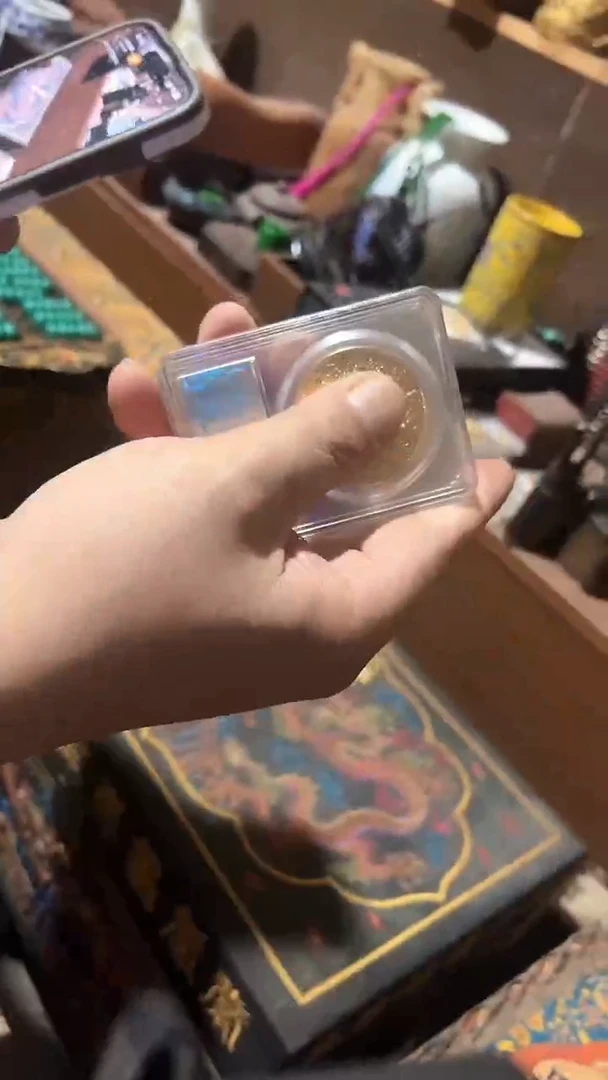 木闪电购链接精品摆件币子