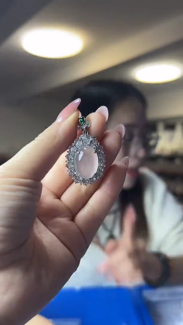 银S925镶嵌·石英质玉（多样性发一件）