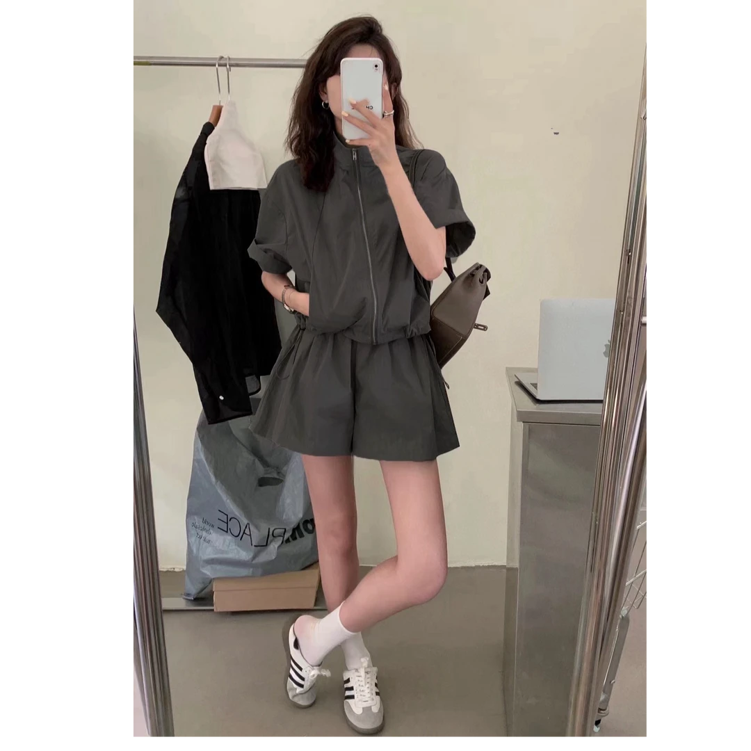 301-309夏季女装显瘦高品质休闲风高品质防晒套装女