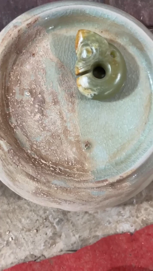 瓷片手工，手绘，陶瓷