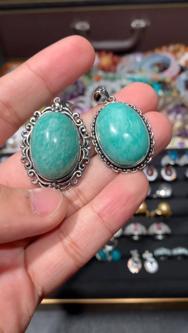 颈饰未镶嵌天河石K13【多样性发其一】