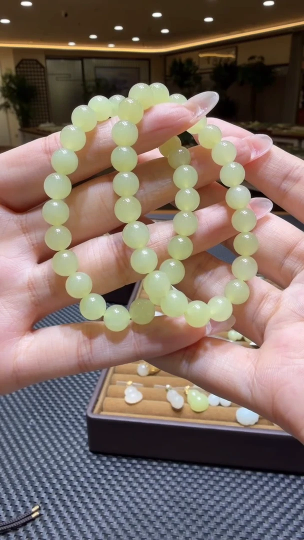 颈饰未镶嵌和田玉手串多样性发一