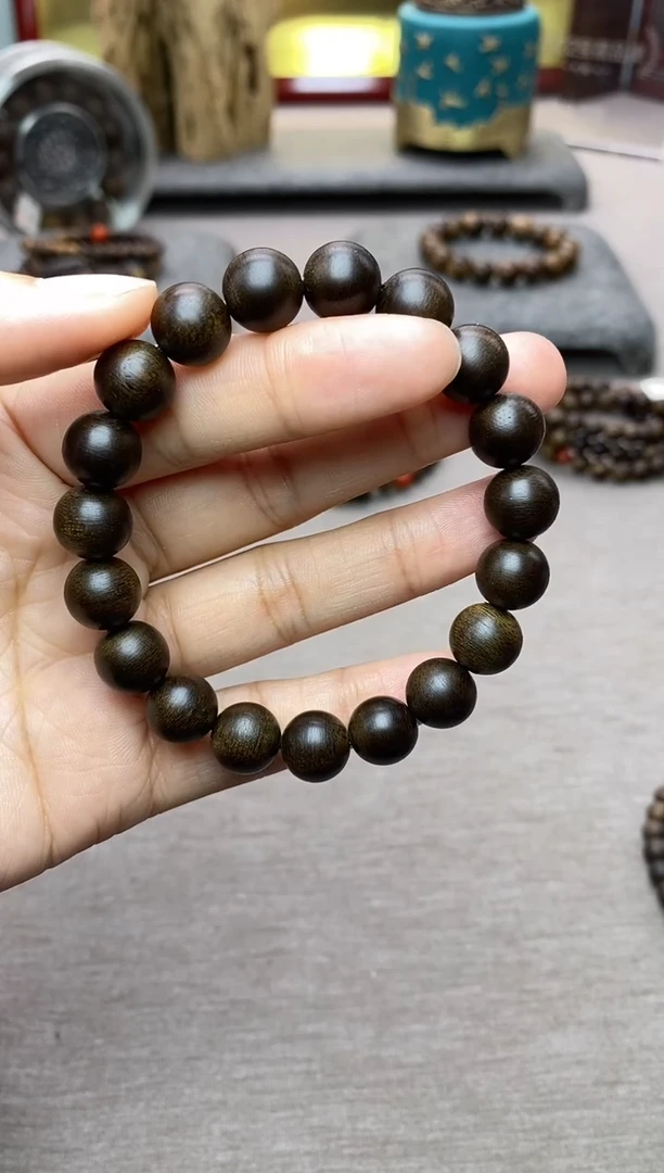 【闪购商品】沉香手串顺化紫棋楠10单圈C