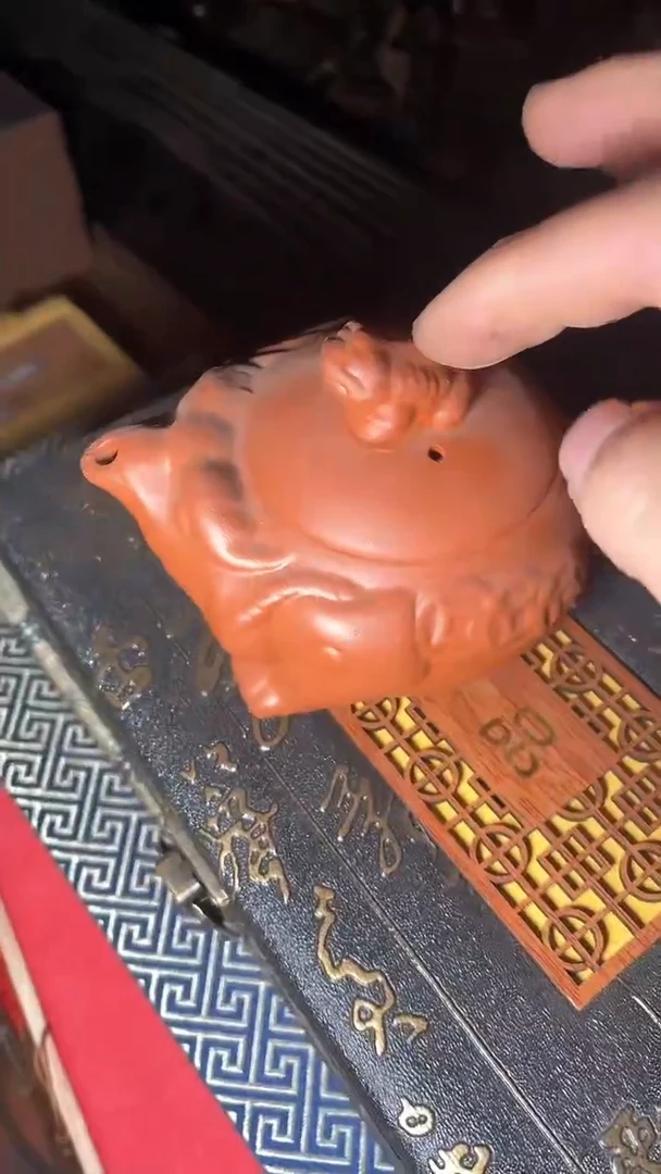 香榧木摆件---------（墨序甄选）紫砂壶