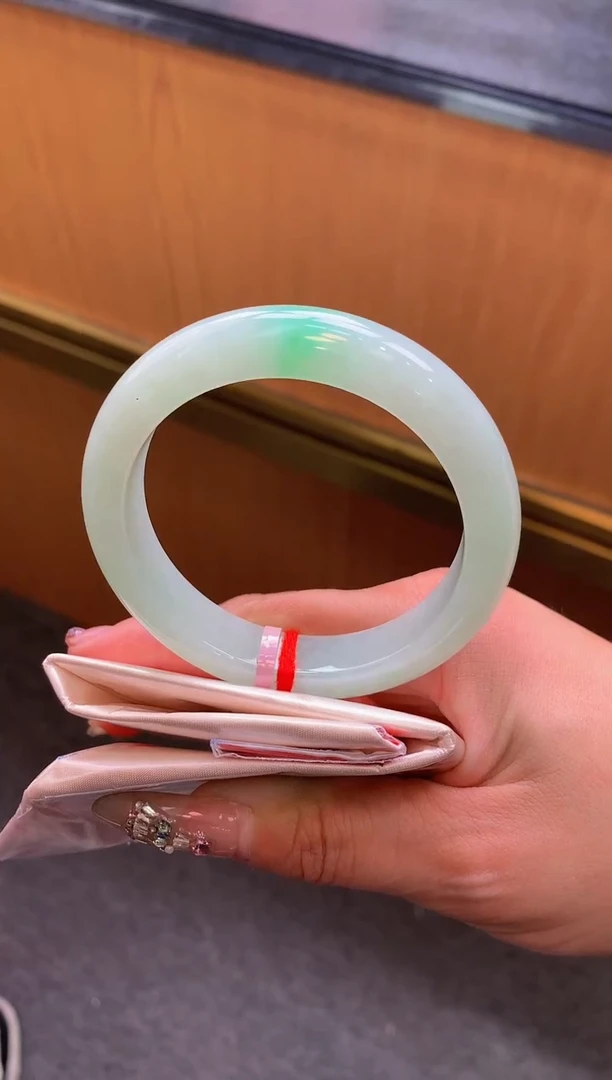 未镶嵌手镯翡翠-F89-正圈55.4